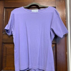 Concept Light Purple Short Sleeve Tee